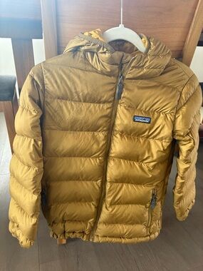 Patagonia Hi-Loft Down Sweater Hoodie - Youth M